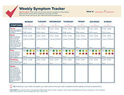 SJIA Monthly Symptom Tracker